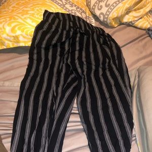 baggy striped pants